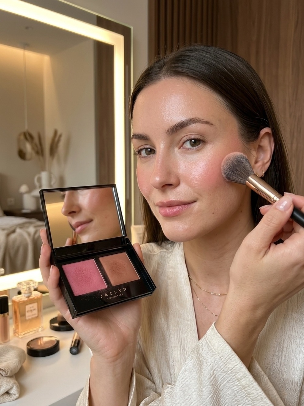 Jaclyn Cosmetics Be Rouge & Espresso Shot Blush Bronzer Duo